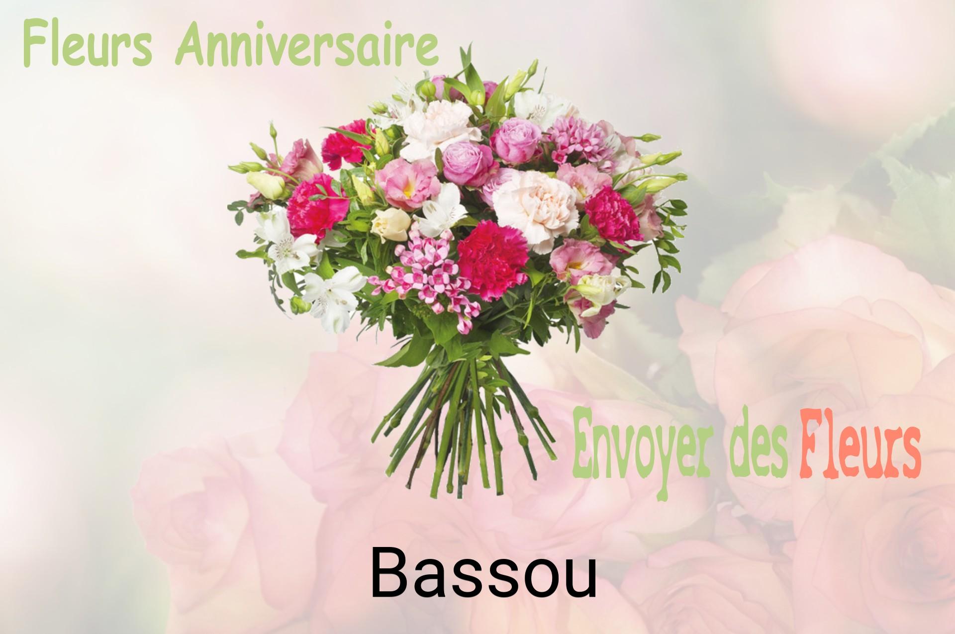 Bouquet de fleurs d’anniversaire livré à Bassou