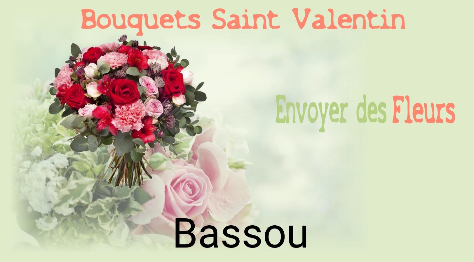 Roses de Saint-Valentin livrées à Bassou